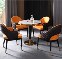 Ensemble de Tables et chaises de salle à manger, mobilier de luxe, nouveau style nordique, produit directement d'usine,