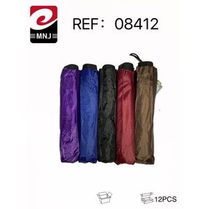 MNJ Colorful Compact Umbrella 12Pcs Ref 08412 Foldable Travel Umbrellas - Product Image 3