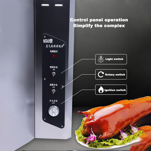 Commerciële automatische gasoven voor het roosteren van eenden, elektrische draairoosteroven voor kippen, heteluchtoven voor het roosteren van vis - Product Image 5