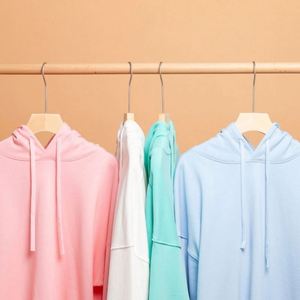 H5572 Clothing Manufacturer Wholesale Custom Cotton Blends Oversized <b>Plus</b> <b>Size</b> Women's Men's Hoodies - Product Image 4