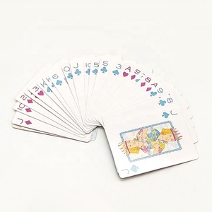 Benutzerdefinierte Logo-Spielkarten Plaketten Kartenspiel Poker-Karten Druck Hochwertige Spielkarten - Product Image 2