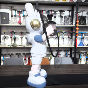 โรงงานผลิตตามสั่ง ของตกแต่งภายในขนาดใหญ่ รูปปั้นนักบินอวกาศสูบบารากุ บารากุบาร์ ร้านกาแฟ บารากุขนาดใหญ่ - Product Image 5