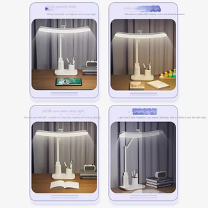 Oem ODM có thể sạc lại 3600ma LED gấp bàn đèn Thời gian lưu trữ học tập bảo vệ mắt đọc bảng đèn - Product Image 3