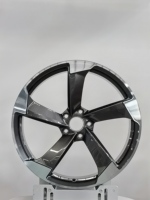 Jantes de voiture de tourisme en aluminium Mingyue Flow Forming Black Machine Face pour Audi Q5 Q5L Q7 Q8 RSQ3 ABT 17 18 19 20 21 pouces 5X112