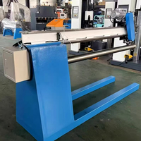 Machine de pliage de tubes ronds de 1,2 mm (calibre 18) conforme à la norme CE, pour la fermeture des coutures de conduits de ventilation de 1400 mm