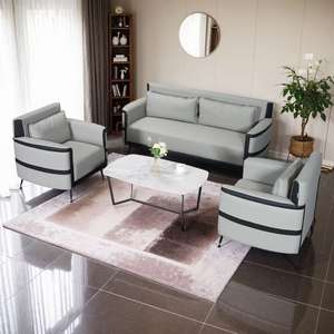 Nội thất thương mại, Ghế sofa văn phòng da thật, Ghế văn phòng, Nội thất sofa, Bộ sofa kết hợp hiện đại thương mại - Product Image 1