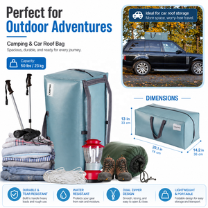 <span class=keywords><strong>VENO</strong></span> Paquete de 6 Bolsas de Mudanza Resistentes de Polipropileno con Correas de Mochila, Reutilizables, Sostenibles, Capacidad de 50 Libras, Azul Claro - Product Image 3