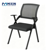 Chaise de bureau moderne confortable en acier inoxydable, mobilier de bureau modulaire, siège de formation, chaise de direction, salle de réunion