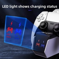 Nouvelle station de charge pour PlayStation 5, chargeur double rapide avec indicateur LED, station d'accueil, accessoires PS5