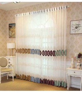 Cortinas Transparentes Bordadas de Estilo Europeo, Alemán y Turco, Listas para Usar, Venta al por Mayor, para la Sala de Estar, de Lujo - Product Image 3