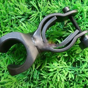 Adjustable Metal Bicycle <b>Light</b> Mount Front <b>Light</b> <b>Clamp</b> Cycling Accessory 360 Degree Rotation - Product Image 1