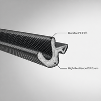 Fabricant professionnel de bande d'étanchéité en mousse PU, bande d'étanchéité imperméable, insonorisante, anti-collision pour les applications de portes et de fenêtres