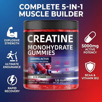 Gummies de créatine monohydrate OEM : Force, puissance, croissance musculaire maigre, énergie, endurance, récupération, performance athlétique, fitness à croquer
