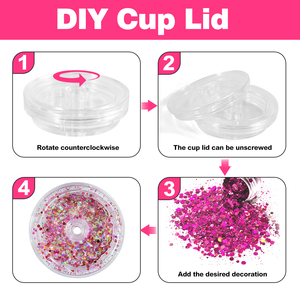 <span class=keywords><strong>Tumbler</strong></span> Akrilik Dinding Ganda Desain Baru Snow Globe Custom 16oz 24oz dengan Tutup <span class=keywords><strong>DIY</strong></span>, Sedotan, dan Penutup untuk Natal - Product Image 4