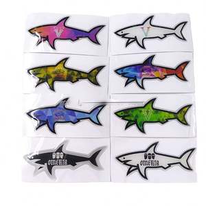 26 Pegatinas de PVC Impermeables con Impresión UV de Dibujos Animados de Paul Et Shark, Decoraciones Navideñas - Product Image 3