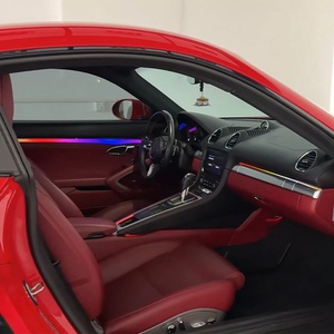Kit de modification et amélioration pour voiture 718 Boxster Cayman 2016-2025 : éclairage d'ambiance intérieur 3D en cristal, compatible avec 718 - Product Image 6