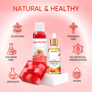 Produits de soins féminins naturels à base d'herbes, marque privée, ananas, équilibre du pH, lavage vaginal, ensemble Yoni, huile Yoni, kit de <span class=keywords><strong>savon</strong></span> Yoni - Product Image 4