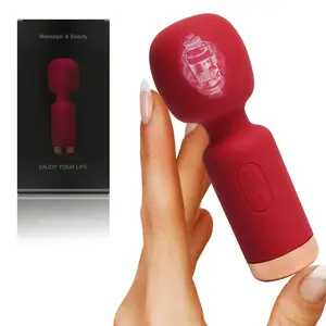 FairyKiss tongkat AV usb Vibrator isi ulang pemijat Mini pribadi wanita untuk ketegangan otot pereda nyeri mainan dewasa untuk wanita