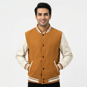 Veste universitaire en polaire pour homme, design 2025, logo personnalisé, manches longues, en vente, service OEM - Product Image 1