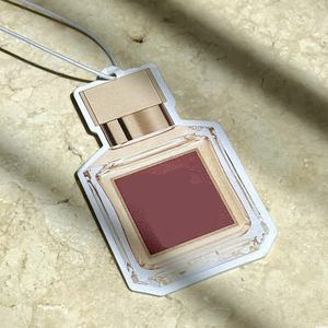 Duft Kunden spezifische Größe Modische natürliche Duft Lufter frischer Starker Duft Parfüm Hängendes Papier Auto mit Logo - Product Image 2