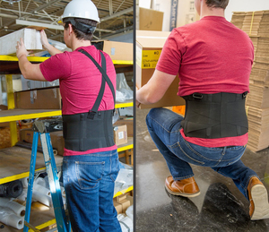 वजन उठाने वाले प्रशिक्षण भारी शुल्क कम पीठ कमर समर्थन बेल्ट ब्रेस ने काम करना बंद कर दिया है - Product Image 2