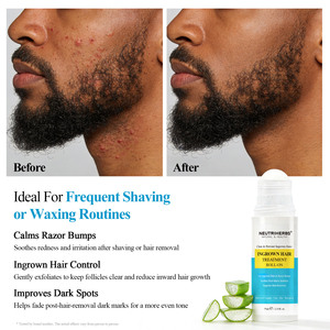 Solution lissante Neutriherbs en marque blanche : Apaise les boutons de rasoir, atténue les taches brunes après-rasage, traitement des poils incarnés, roll-on - Product Image 2