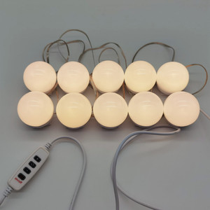 Dimmable <strong>Light</strong> <strong>Bulbs</strong> Lighting Fixture <strong>Strip</strong> Led Vanity Mirror <strong>Lights</strong> Kit for Makeup Vanity Table in Dressing Room - Product Image 4