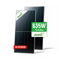 Panel Surya Jinko Tier 1 Bifacial 630w 635w 650W Kaca Ganda Tipe-N Mono Modul PV