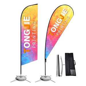 Offerte Speciali: Bandiera a Piuma in Poliestere con Asta in Alluminio, Stampa a Trasferimento Termico per Promozione Sportiva e Cerimonie di Apertura - Product Image 3