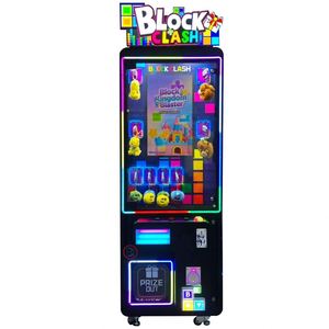 Machine à monnayeur de type Block Clash avec distributeur de figurines, construction métallique, garantie 1 an, prise en charge de la langue anglaise, pour utilisation en salle d'arcade - Product Image 1