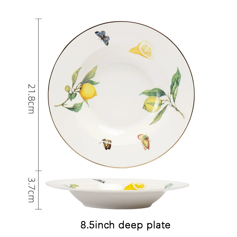 8.5inch deep plate