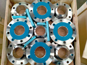 CNC-gefreesde gladde oppervlakte flenzen DN600 DN1500 Klasse 600 Grote diameter op maat gemaakte blinde flens 3 inch lasnek SS 316L materiaal - Product Image 5