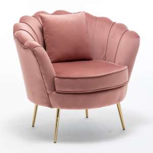 Soggiorno in velluto poltrona con cuscino moderno divano per il tempo libero di lusso mobili di Design - Product Image 2