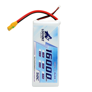 LOOYBAT 새로운 <span class=keywords><strong>16000mAh</strong></span> 14.8V <span class=keywords><strong>Lipo</strong></span> 배터리 4S1P 3S <span class=keywords><strong>11.1V</strong></span> 6S 22.2V 16Ah AMAS XT90 플러그 농업용 드론용 리튬 배터리 팩 - Product Image 1