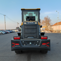 Chargeuse-pelleteuse articulée miniature TAIJIN 2 tonnes 4x4 |   Chargeuse sur pneus compacte neuve de 2000 kg avec accessoires de terrassement pour la ferme