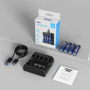XTAR personalizzato Logo OEM L4 tipo-c 3 porte AAA 1.2/1.5 5v <span class=keywords><strong>2a</strong></span> veloce ricaricabile agli ioni di litio carica batterie ni-mh - Product Image 3