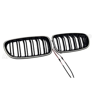 Tiras Decorativas para Parrilla Delantera de Coche, Kit de Carrocería para Parrilla de Carreras, Parrilla Delantera para BMW Serie 5 F10 2011-2016, Pieza Exterior - Product Image 4