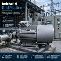 Générateur à aimant permanent électrique synchrone 1000kw 120kw Wind Self Permanent 400rpm