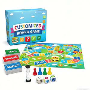 Juego de Mesa OEM con Acabado Premium, Impermeable, Impresión Personalizada, Juego de Tarjetas Educativas para la Escuela, Juego de Mesa Personalizado de Fábrica - Product Image 1