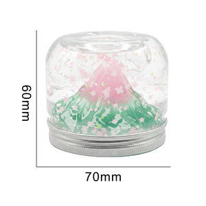 Fournitures personnalisées pour slime : Jouet souple, pâte à modeler, slime Bloom Sakura pour enfants, artisanat de slime avec conteneur de rangement en forme de <span class=keywords><strong>montagne</strong></span> - Product Image 5
