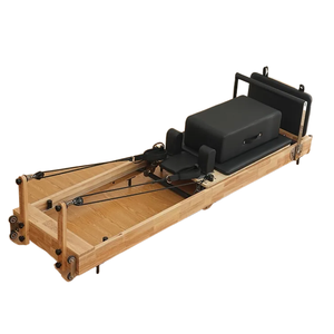 Foldable Reformers Wood Gym Home Fitness Machine for <b>Body</b> Use Commercial Heavy Duty Training Equipment Foldable Reformer - Product Image 1