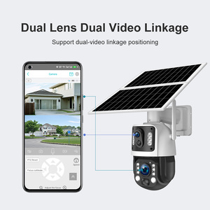 Rscamtom 6MP Pantalla dual AOV 4G Cámara solar Exterior 36X <span class=keywords><strong>Zoom</strong></span> óptico 24/7 Grabación <span class=keywords><strong>de</strong></span> video Seguimiento automático Cámara <span class=keywords><strong>de</strong></span> vigilancia - Product Image 3