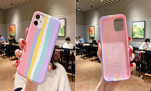 เคสป้องกันโลหะอิเล็กโทรเพลทสีรุ้งพับได้สำหรับ12 11 PRO MAX x XS XR 6 6 plus 6S 7 8 - Product Image 6