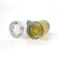Flacon pulvérisateur de parfum en verre vide OEM à col serti, rond, 50 ml, emballage cosmétique de luxe, avec couvercle en bois et boîte à tube