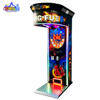 Machine de boxe à monnayeur, Testeur de force Hercules, Machine de jeu d'arcade de boxe Kung Fu pour centre de jeux intérieur