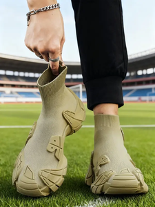 Sneakers da Uomo alla Moda con Design Alto e Traspirante, Stivali Casual Sportivi alla Caviglia per Escursionismo all'Aperto - Product Image 1