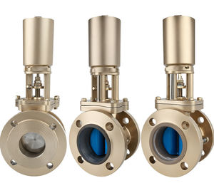 Válvula de Cuchilla Neumática con Brida COVNA para Pedidos Urgentes, 10 Pulgadas, 150LB, Válvula de Cuchilla de Acero Inoxidable, Válvula de Cuchilla para Lodos - Product Image 5