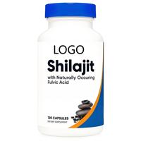 Poudre d'extrait de plante de Shilajit de haute pureté 20%-50% Composés humiques naturels d'acide fulvique 100g/500g/1kg Sac