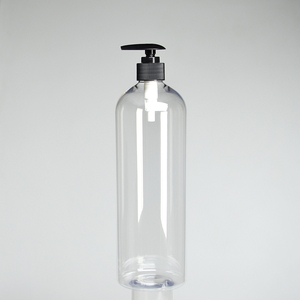 Bán buôn cấp thực phẩm <span class=keywords><strong>1000ml</strong></span> 32oz Chai nhựa <span class=keywords><strong>PET</strong></span> Vòng nước trái cây dầu bóp chai nước sốt - Product Image 3