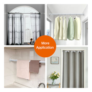 Tringle <span class=keywords><strong>de</strong></span> <span class=keywords><strong>douche</strong></span> à <span class=keywords><strong>ressort</strong></span> <span class=keywords><strong>de</strong></span> luxe en acier inoxydable, réglable et écologique SMARTOP, fixation facile – Grande vente - Product Image 6